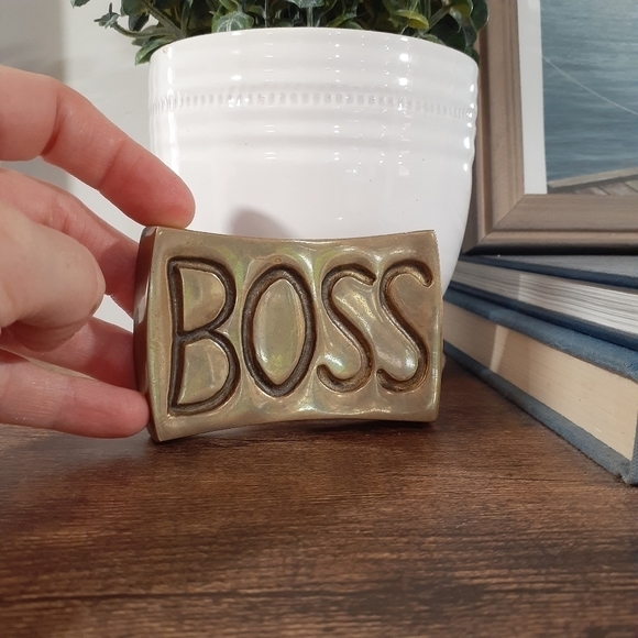 BRASS BOSS Paperweight - Picture 4 of 4